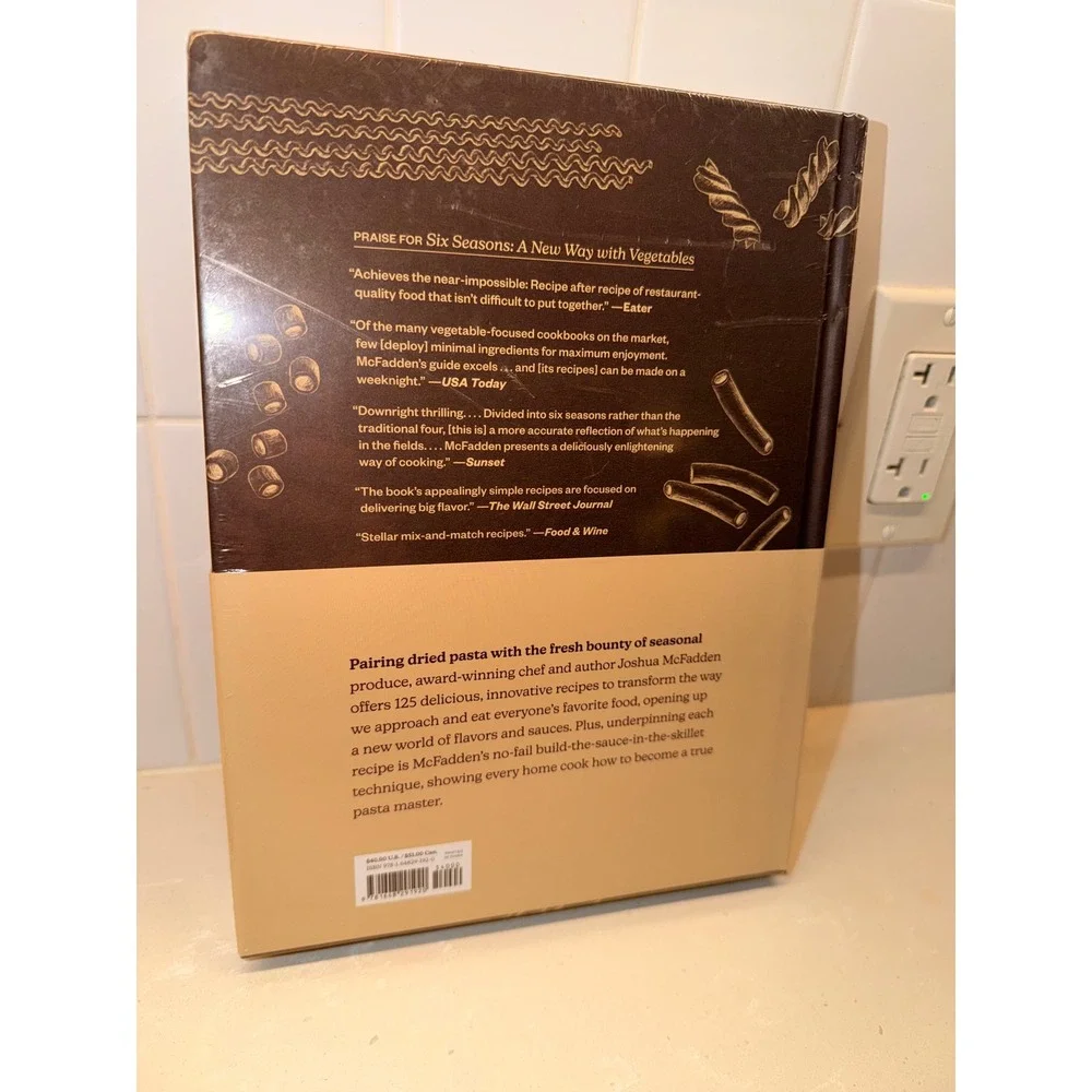 Six Seasons of Pasta A New Way with Everyone's Favorite Food McFadden New SEALED